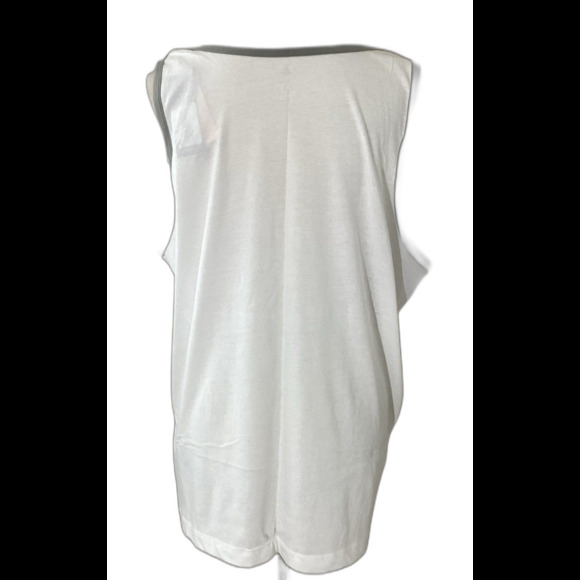 Adidas Tank Top Men's Size XL White Burgandy NBA Miami Heat Tank Top NWT - Picture 2 of 9